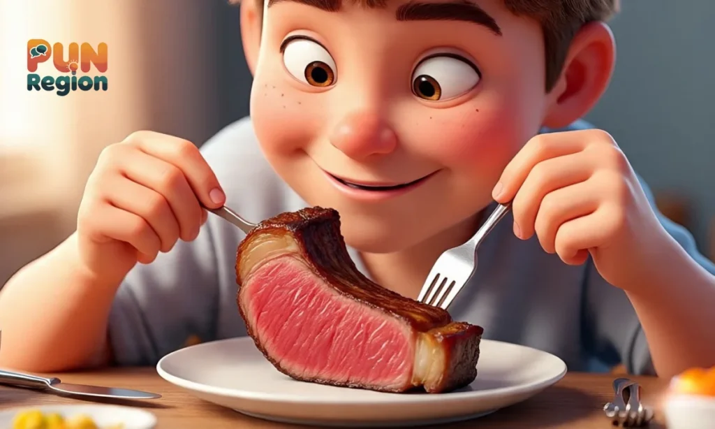 Funny Steak Puns Captions