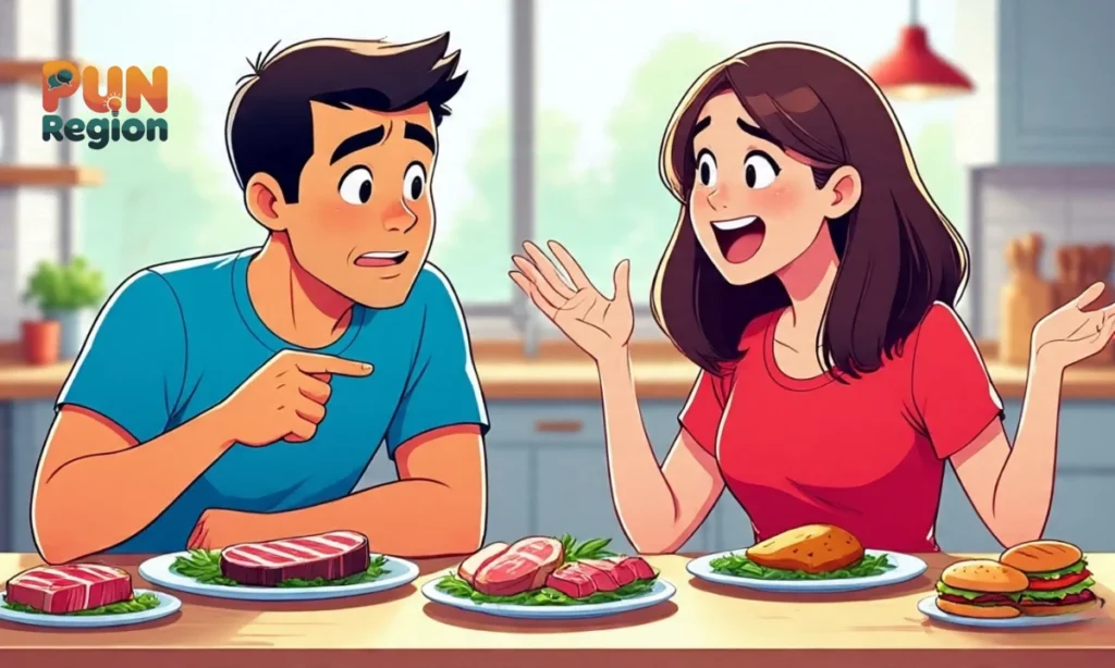 Question-Answer Meat Puns