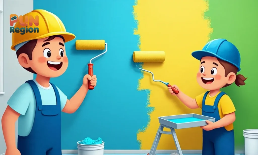 Rollin' Deep Roller and Wall Painting Puns