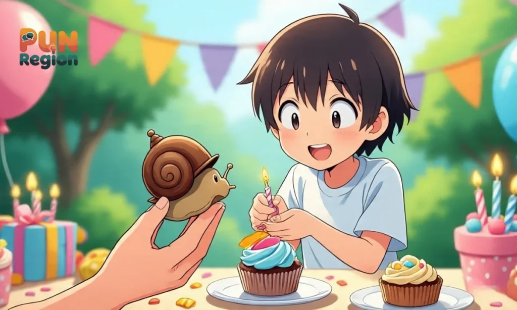 Short Snail Birthday Puns