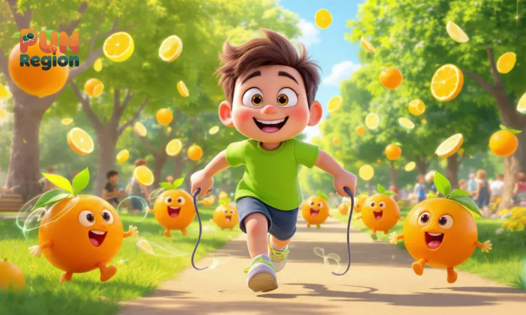 Activity-Based Orange Puns Citrus on the Move
