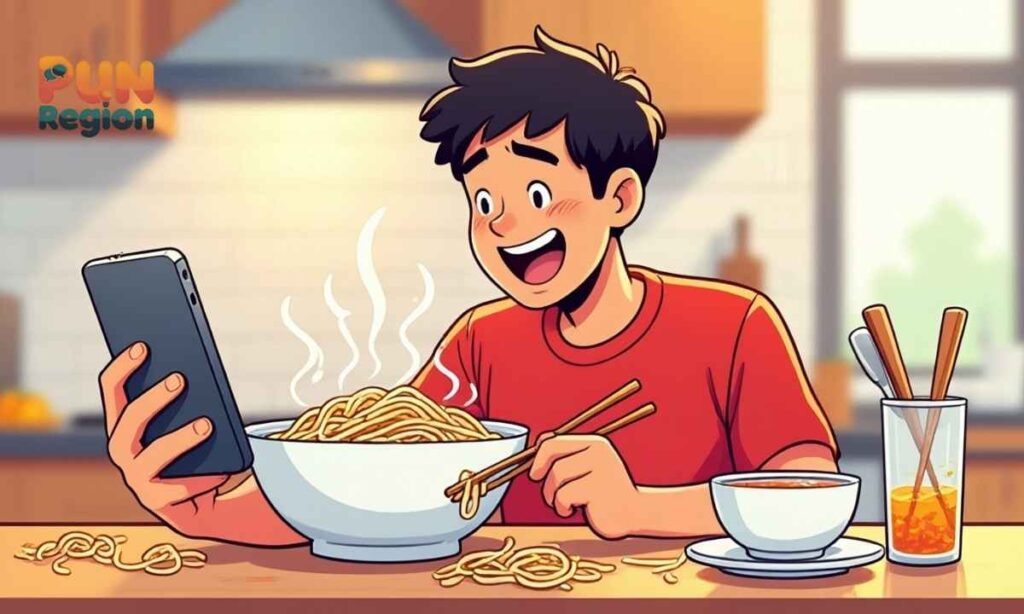 Hilarious Noodle Puns & Captions