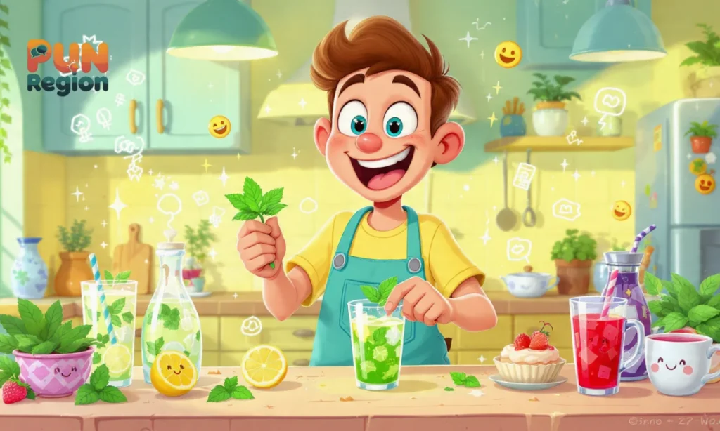 Mint-Themed Puns for Food and Beverages