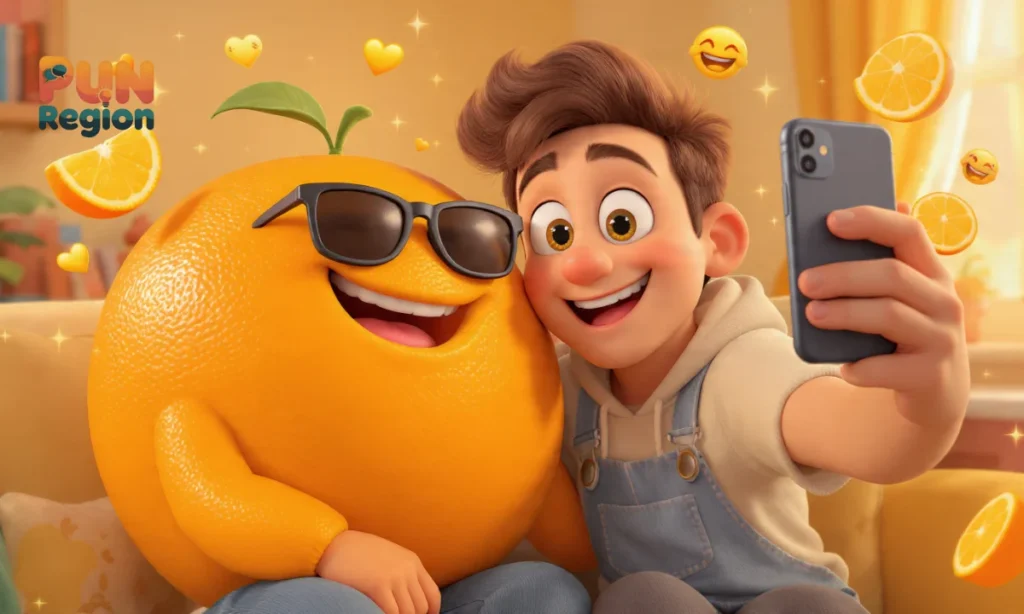 Orange Pun Captions for Instagram