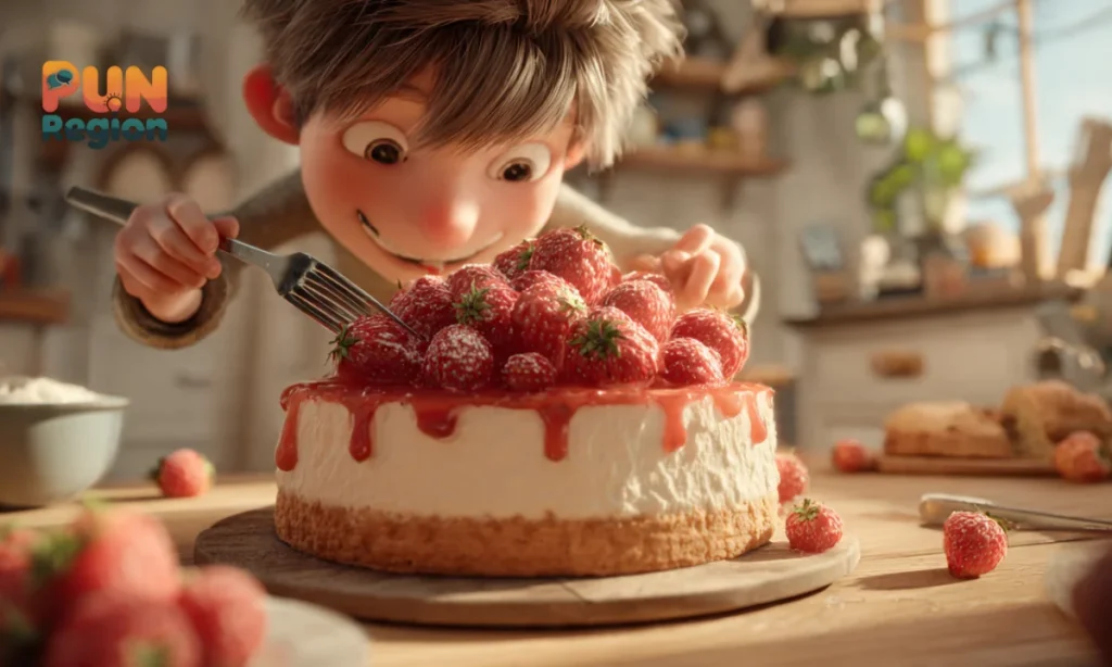 Strawberry Cheesecake Puns