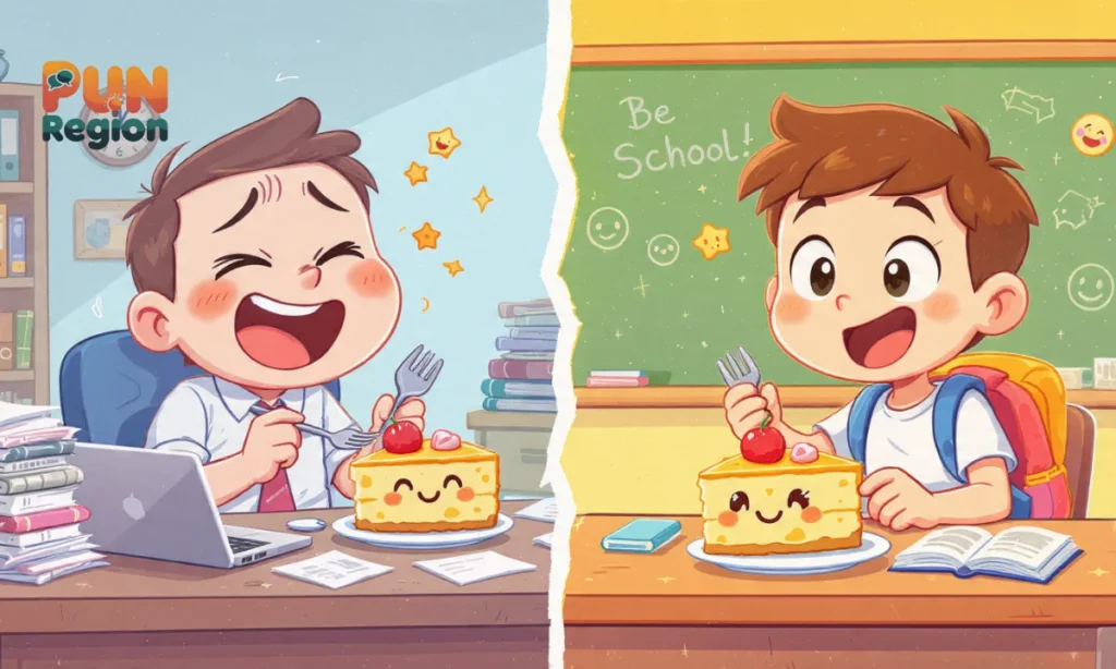 Work and School Cheesecake Puns