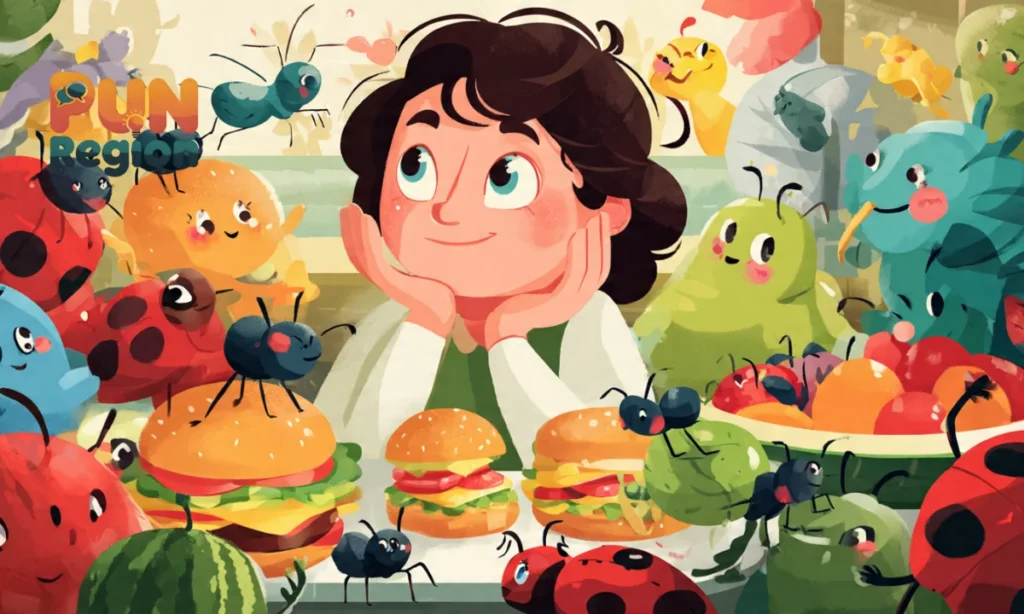 Food-Themed Bug Puns for Hungry Humor