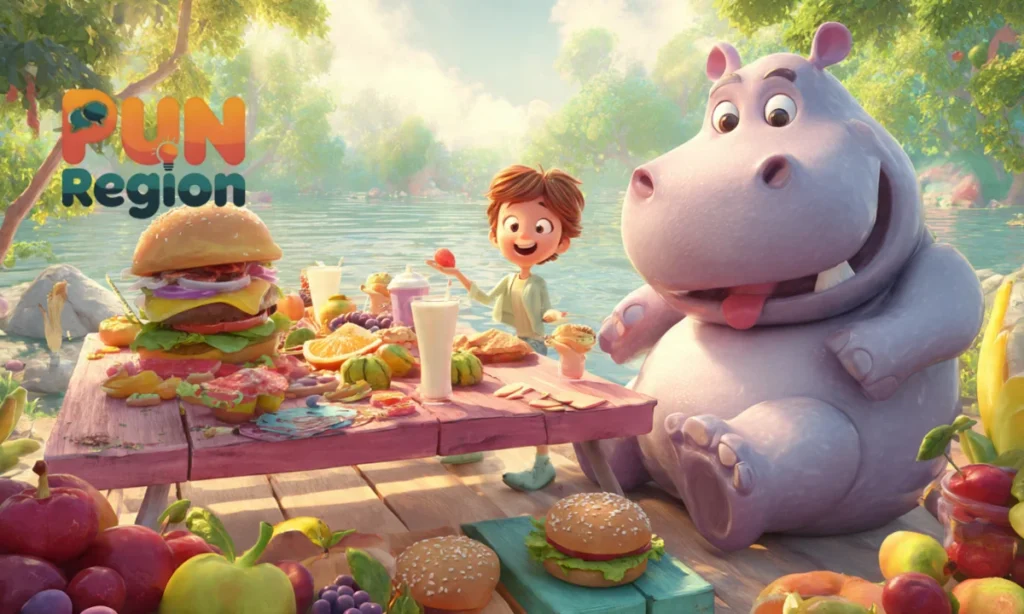 Hippo Foodie Puns for Hungry Humor