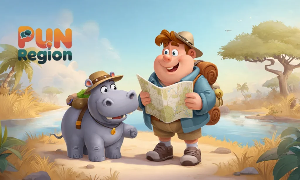 Hippo Travel Puns